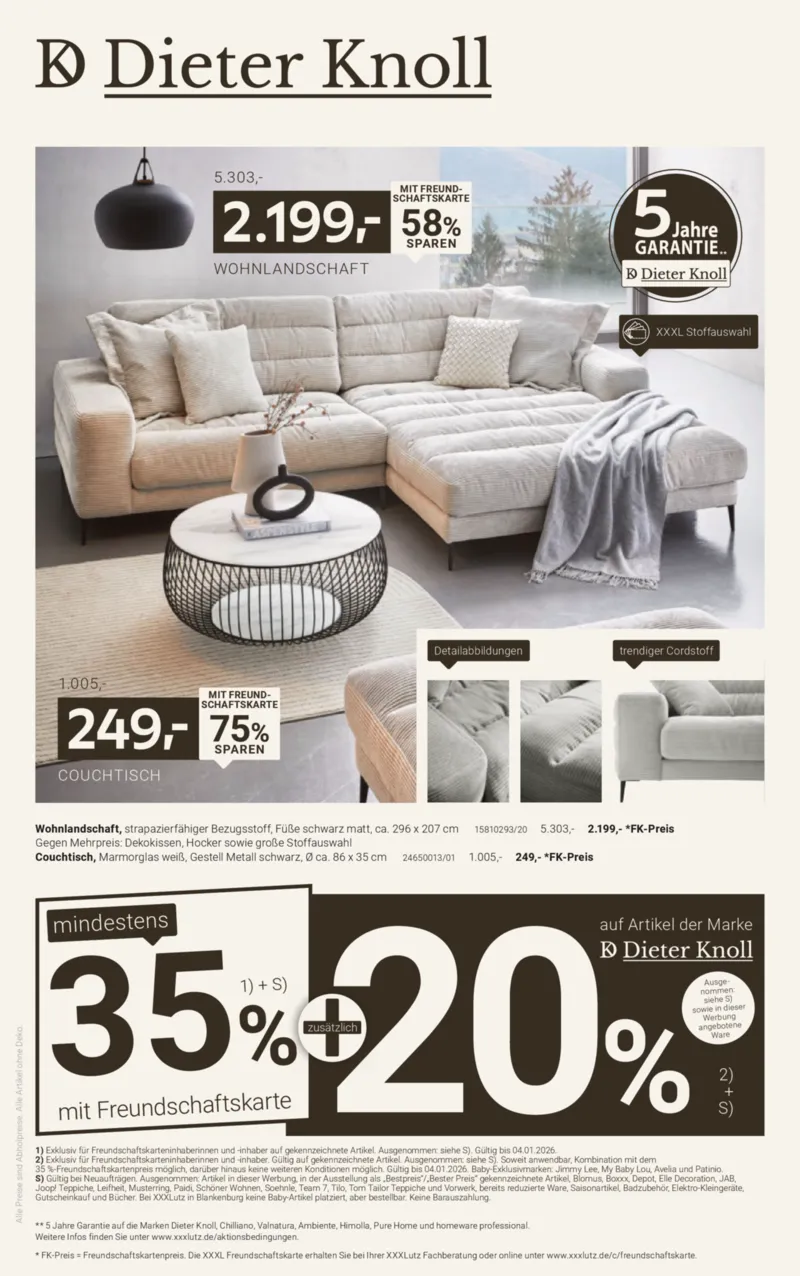 XXXLutz Prospekt vom 20.12.2025, Seite 1