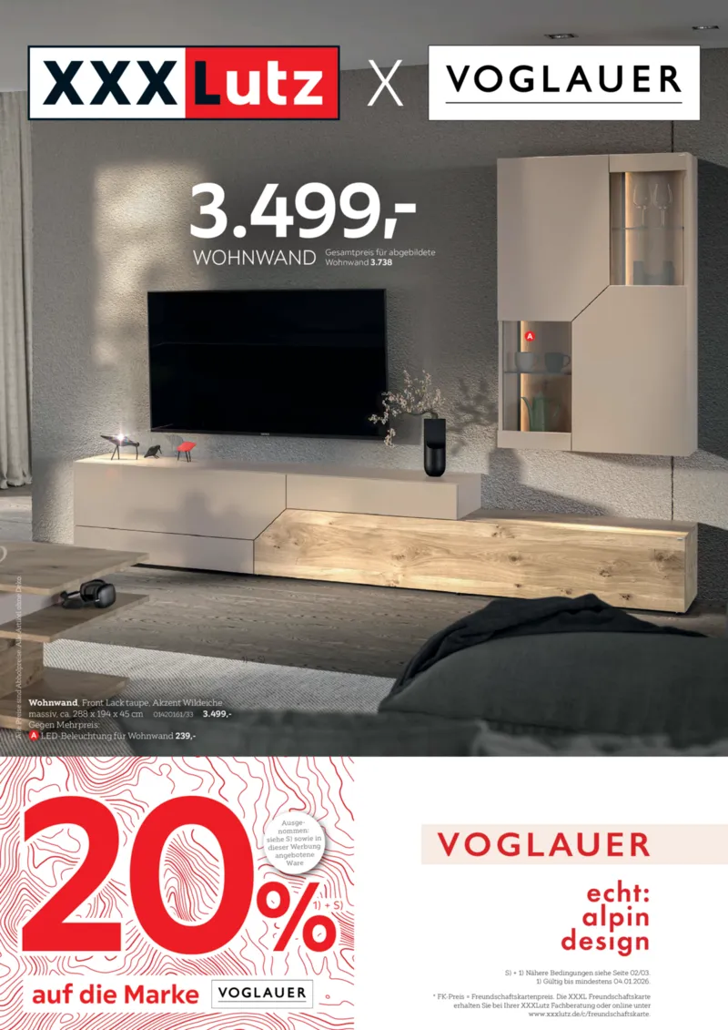 XXXLutz Prospekt vom 21.12.2025, Seite 1