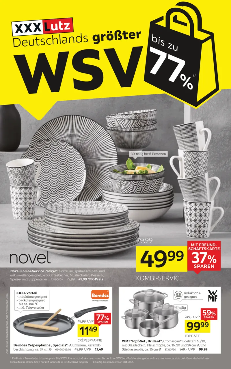 XXXLutz Prospekt vom 27.12.2025, Seite 1