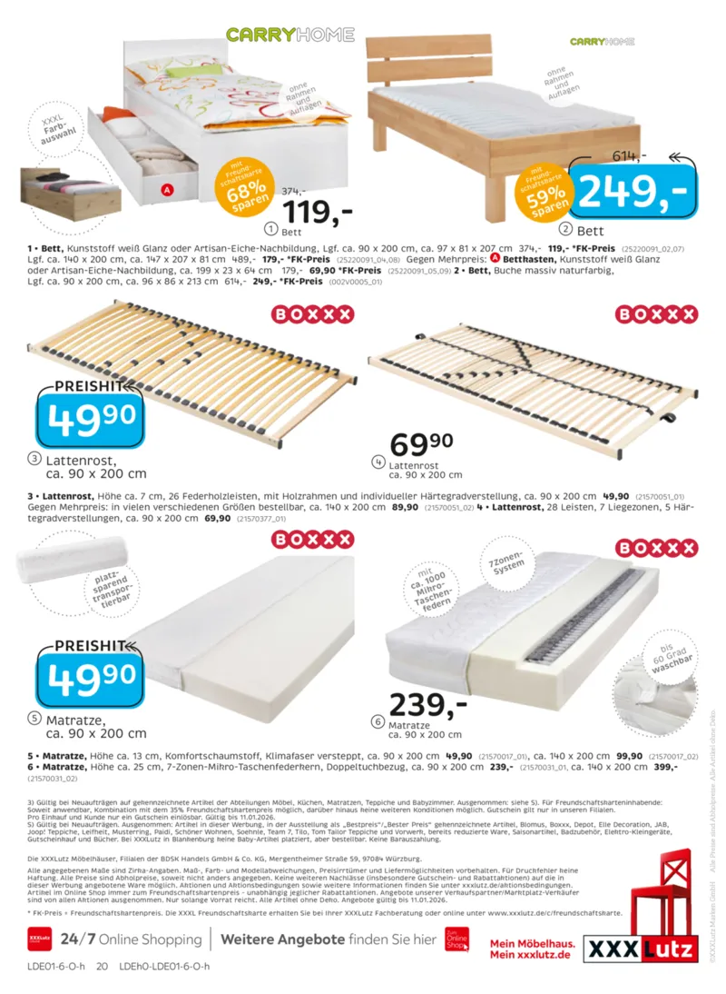 XXXLutz Prospekt vom 27.12.2025, Seite 20