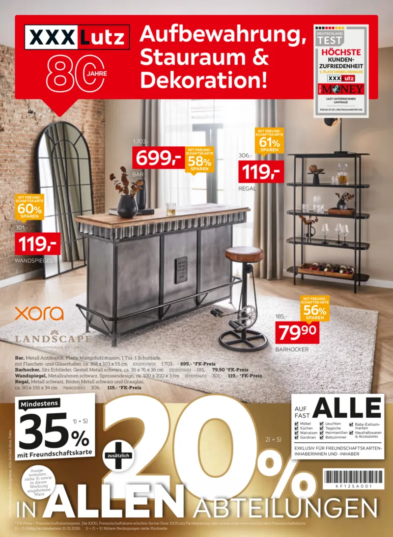 XXXLutz Prospekt vom 28.12.2025, Seite 1