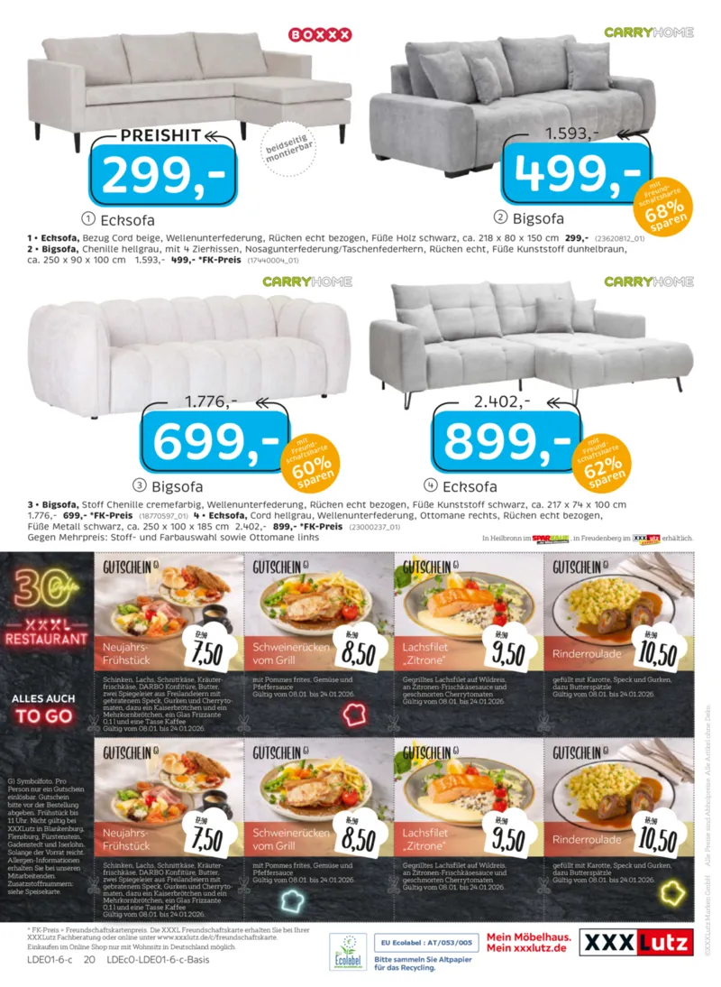 XXXLutz Prospekt vom 04.01.2026, Seite 36