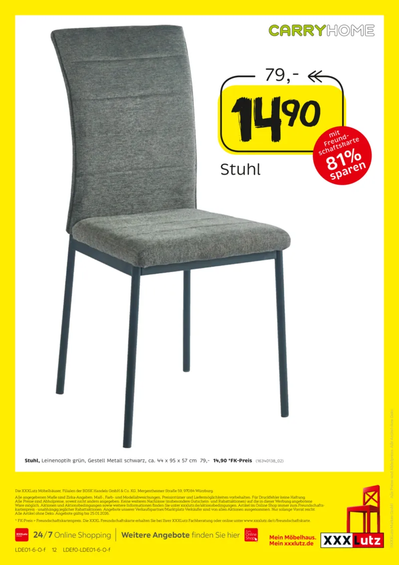 XXXLutz Prospekt vom 11.01.2026, Seite 12