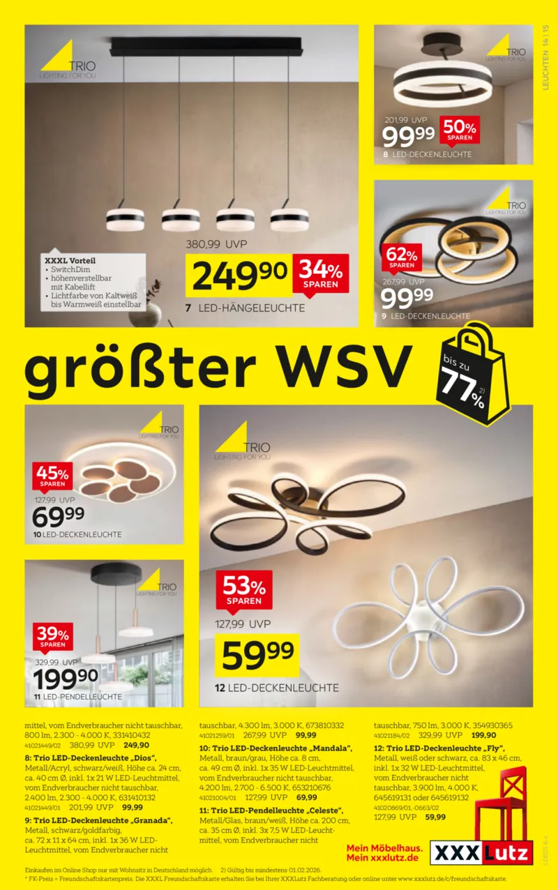 XXXLutz Prospekt vom 18.01.2026, Seite 15