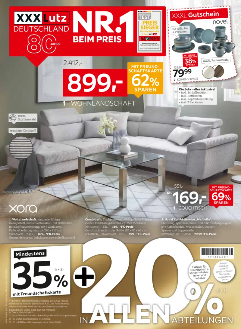 XXXLutz Prospekt vom 18.01.2026, Seite 1
