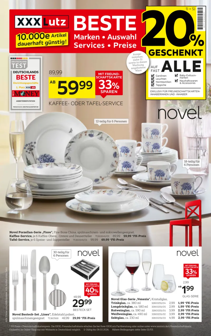 XXXLutz Prospekt vom 25.01.2026, Seite 1