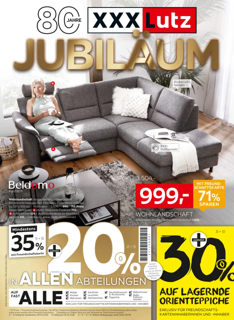 XXXLutz Prospekt vom 25.01.2026, Seite 1