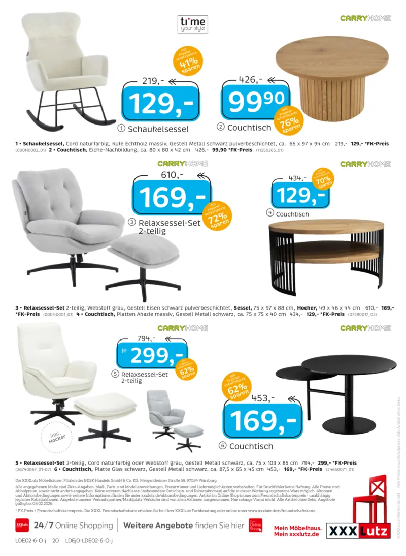 XXXLutz Prospekt vom 25.01.2026, Seite 20