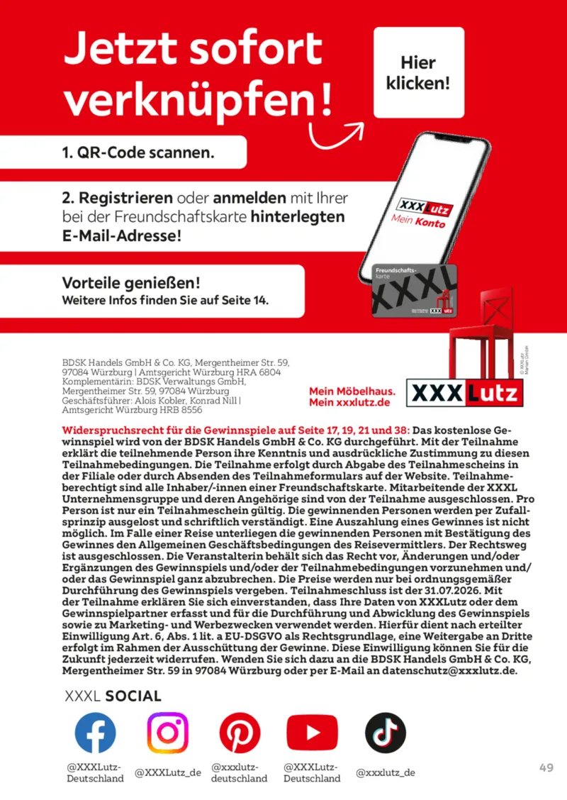 XXXLutz Prospekt vom 01.02.2026, Seite 49