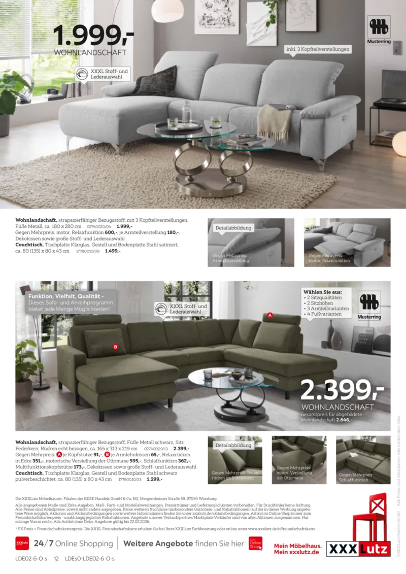 XXXLutz Prospekt vom 08.02.2026, Seite 12