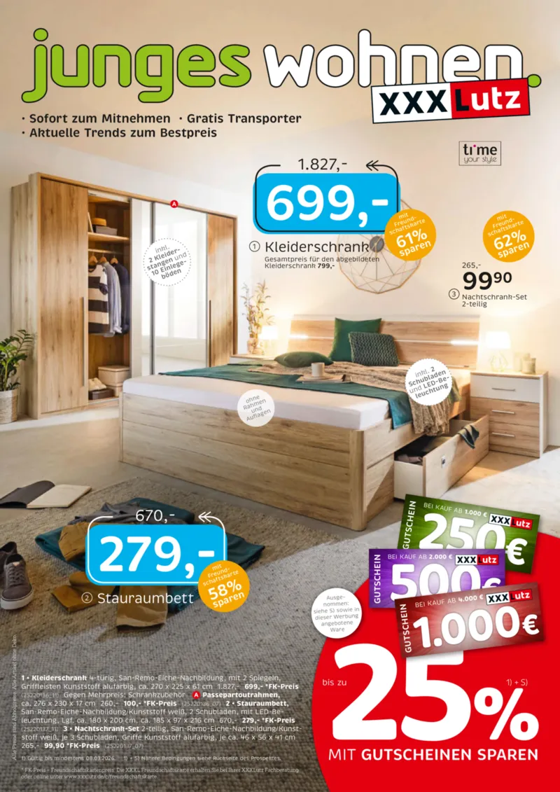 XXXLutz Prospekt vom 22.02.2026, Seite 1