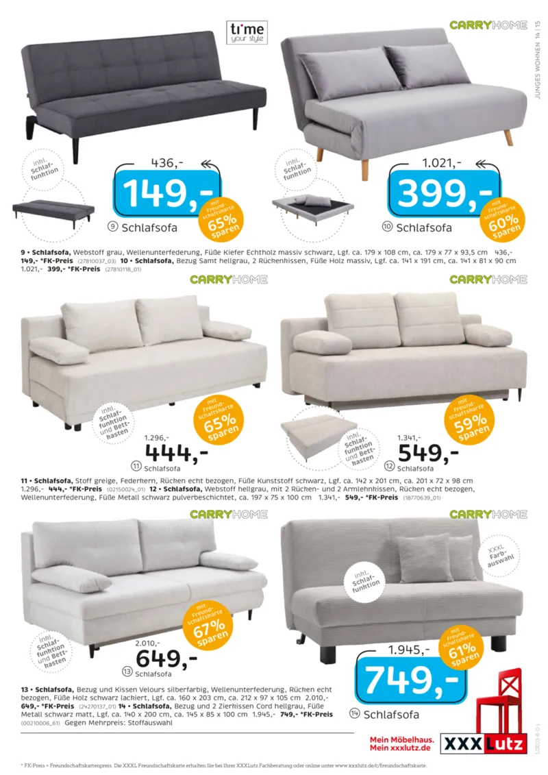 XXXLutz Prospekt vom 22.02.2026, Seite 15