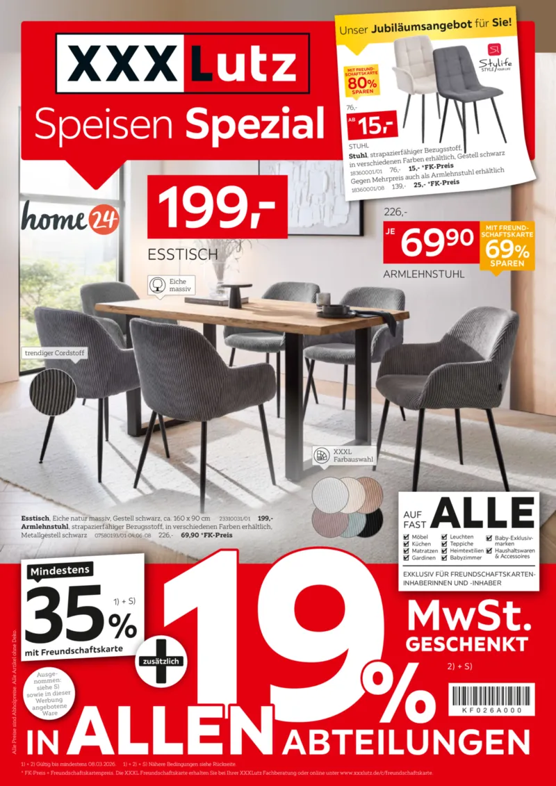 XXXLutz Prospekt vom 22.02.2026, Seite 1