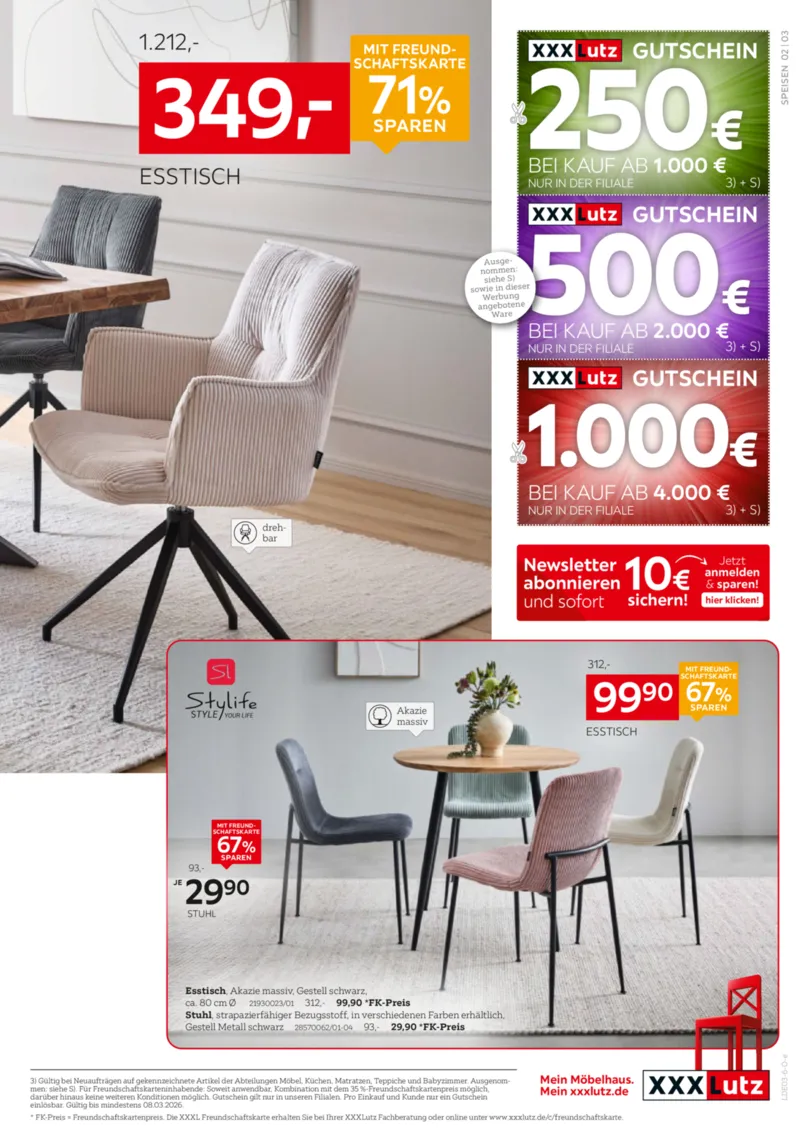 XXXLutz Prospekt vom 22.02.2026, Seite 3