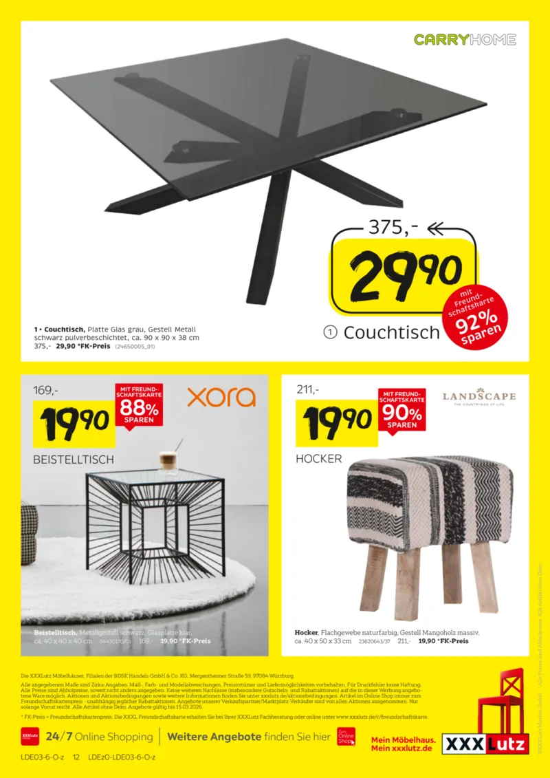 XXXLutz Prospekt vom 01.03.2026, Seite 12