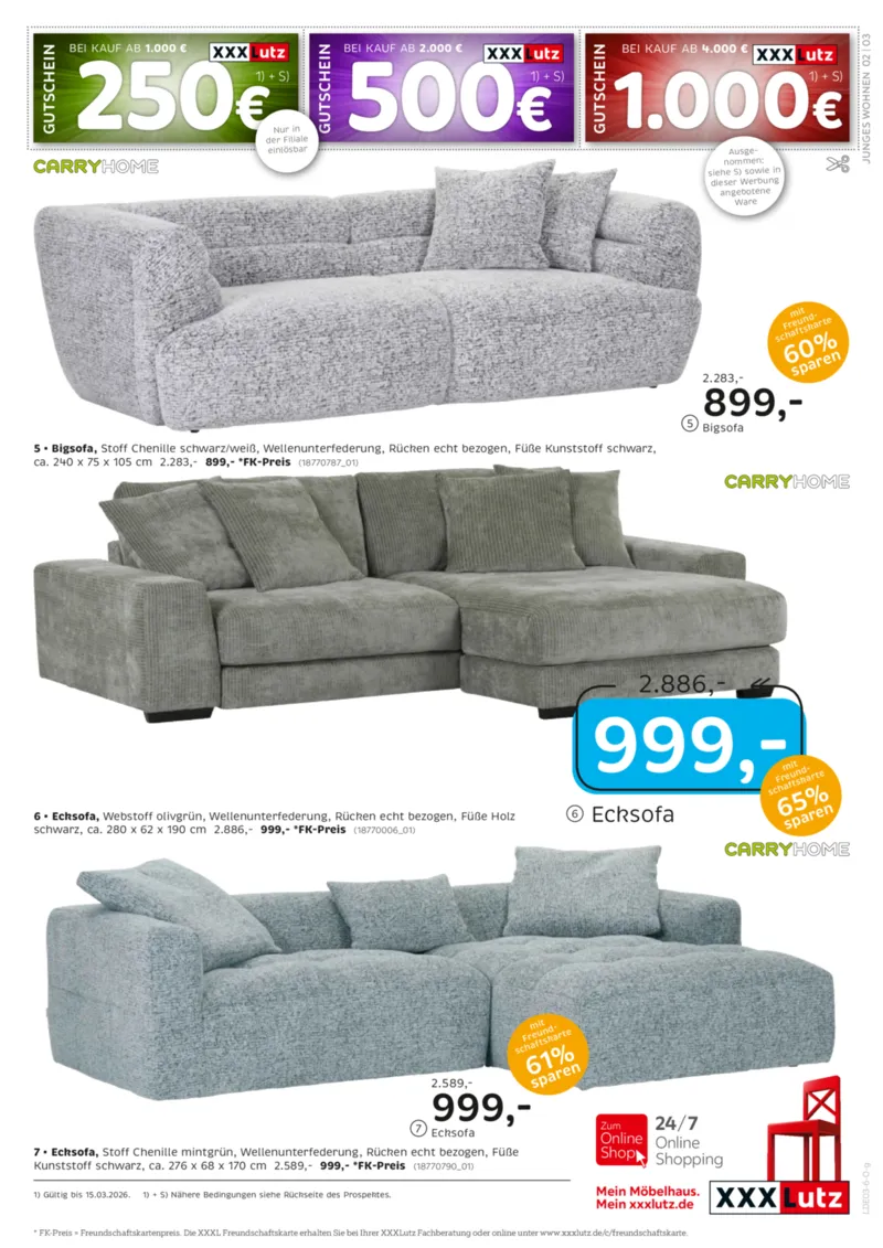 XXXLutz Prospekt vom 08.03.2026, Seite 3