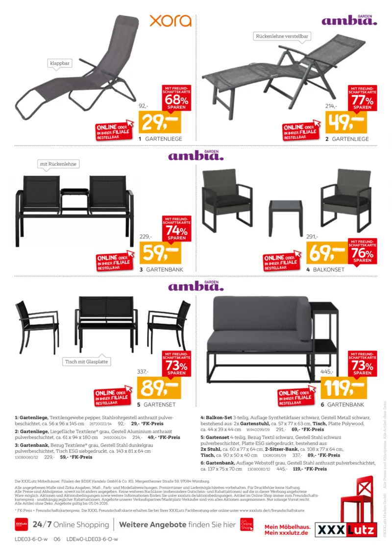 XXXLutz Prospekt vom 22.03.2026, Seite 6