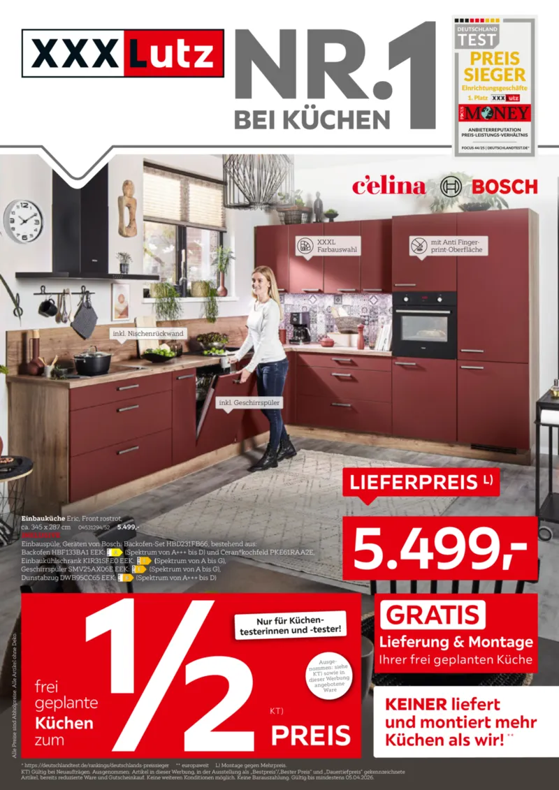 XXXLutz Prospekt vom 22.03.2026, Seite 1