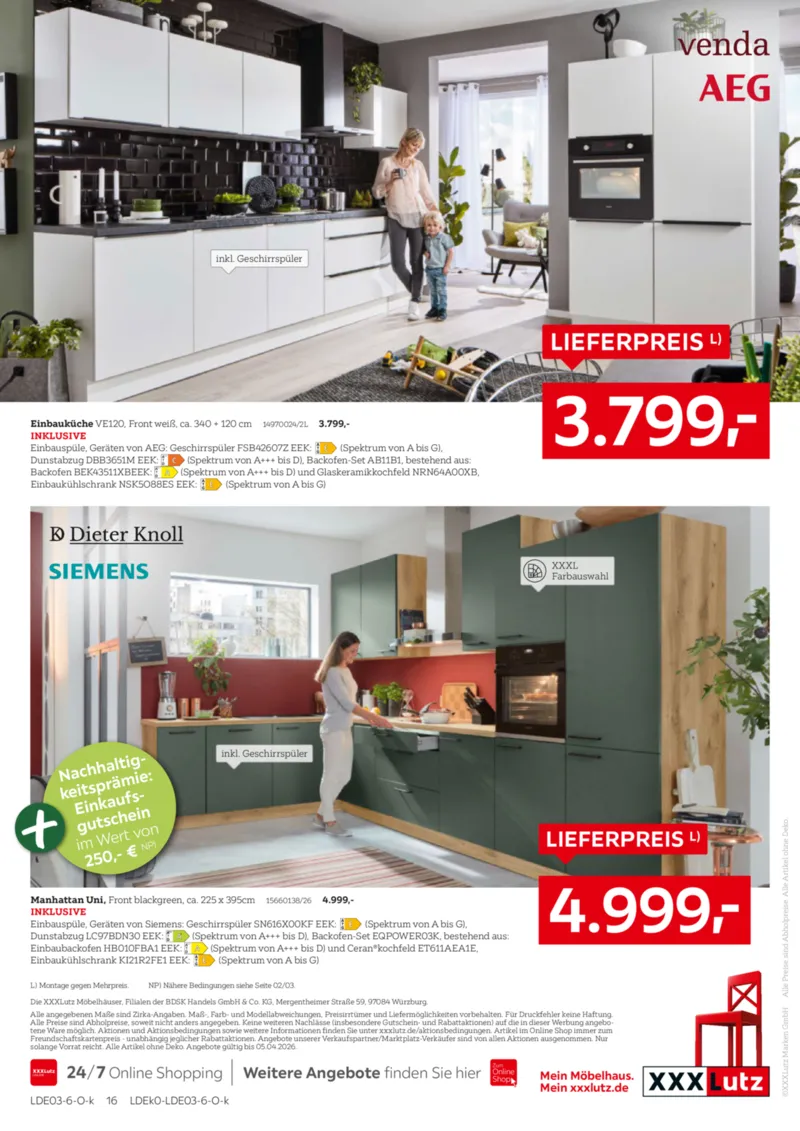 XXXLutz Prospekt vom 22.03.2026, Seite 16