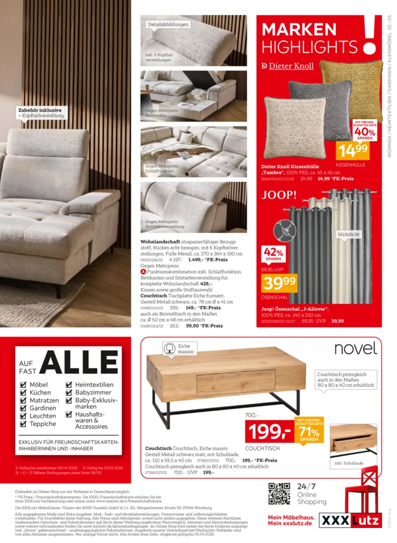 XXXLutz Prospekt vom 22.03.2026, Seite 3