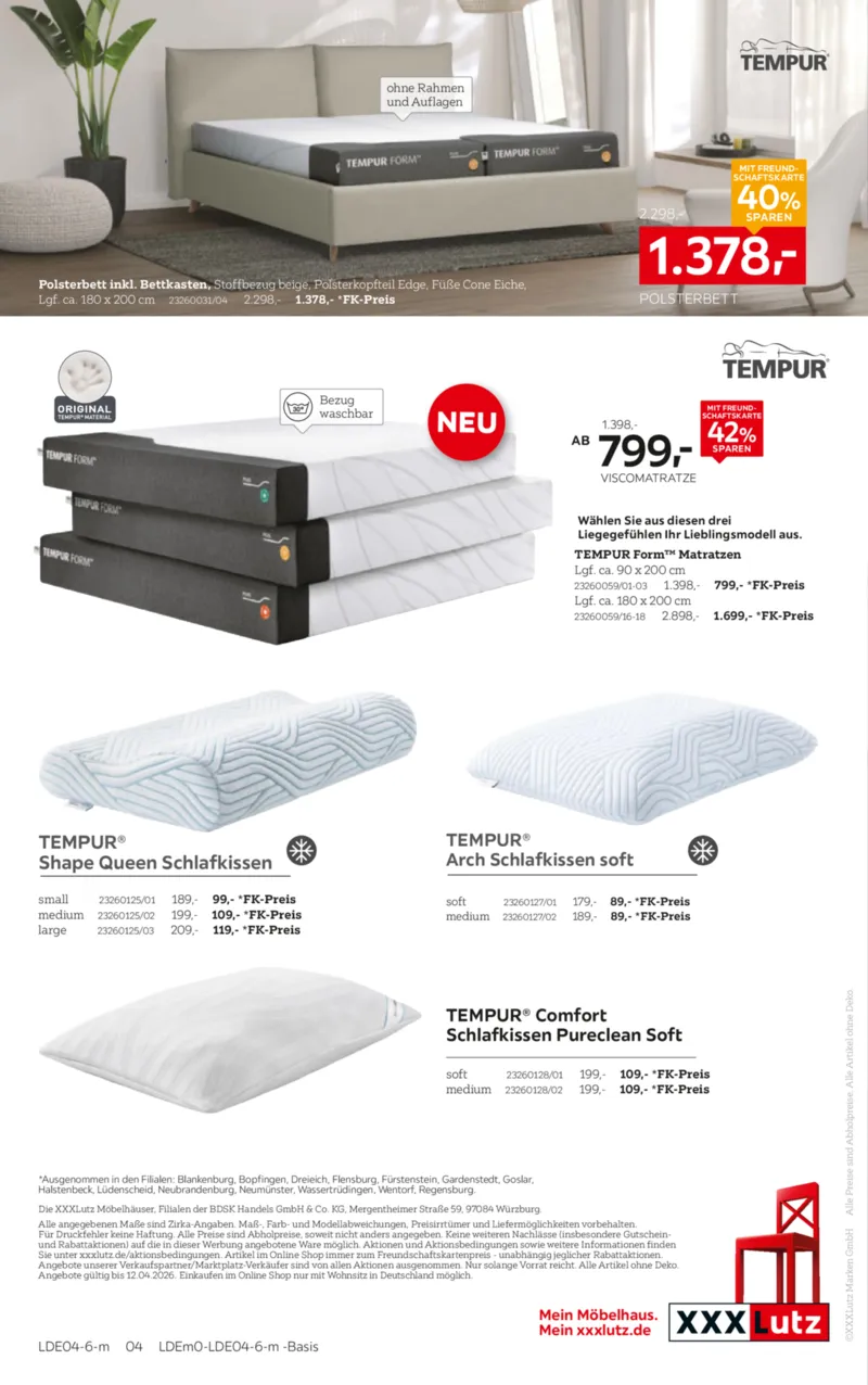 XXXLutz Prospekt vom 29.03.2026, Seite 4
