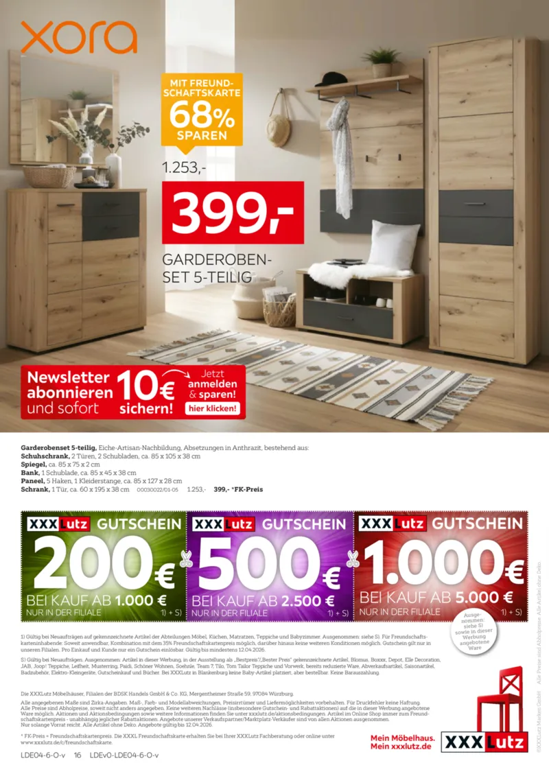 XXXLutz Prospekt vom 29.03.2026, Seite 16