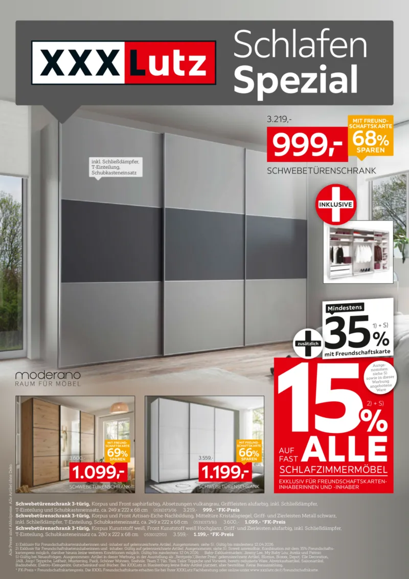 XXXLutz Prospekt vom 29.03.2026, Seite 1