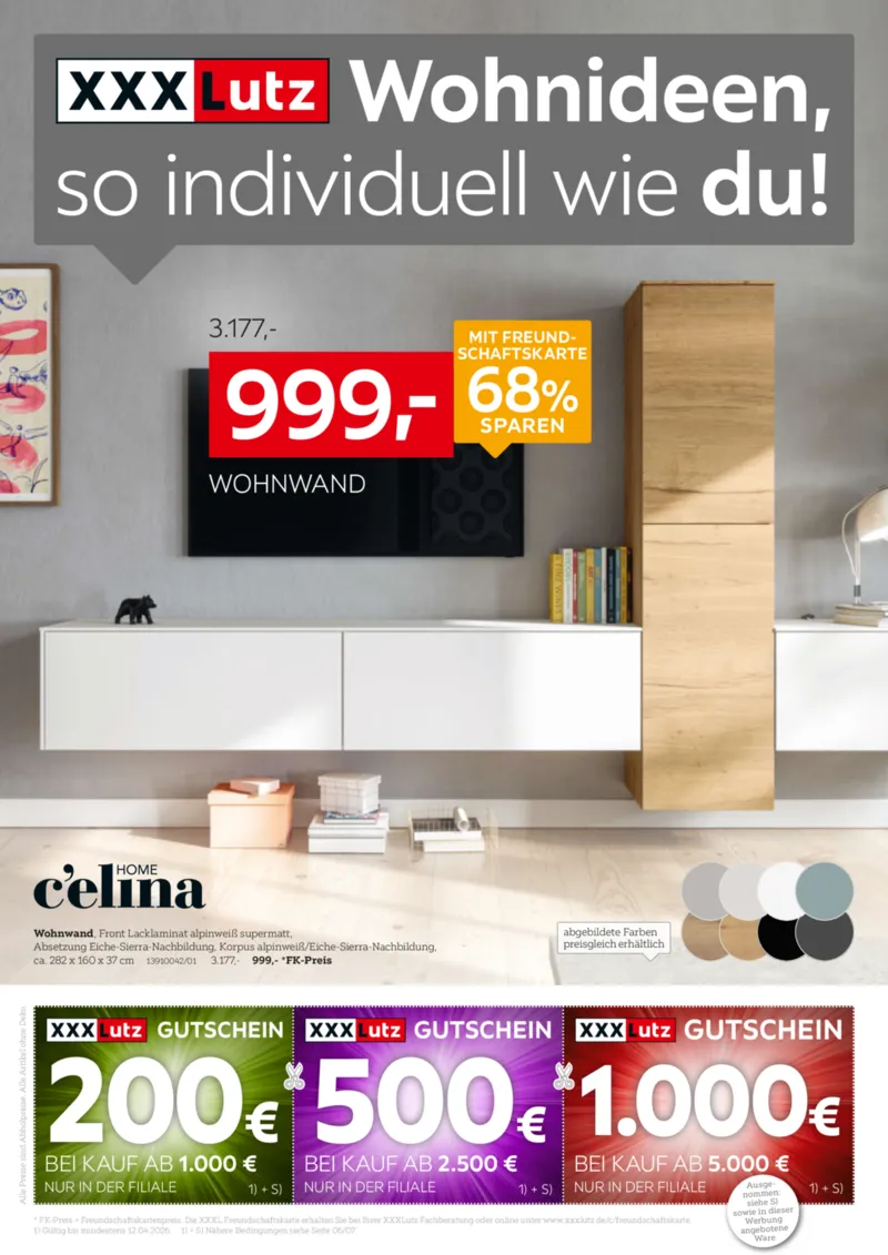 XXXLutz Prospekt vom 29.03.2026, Seite 1