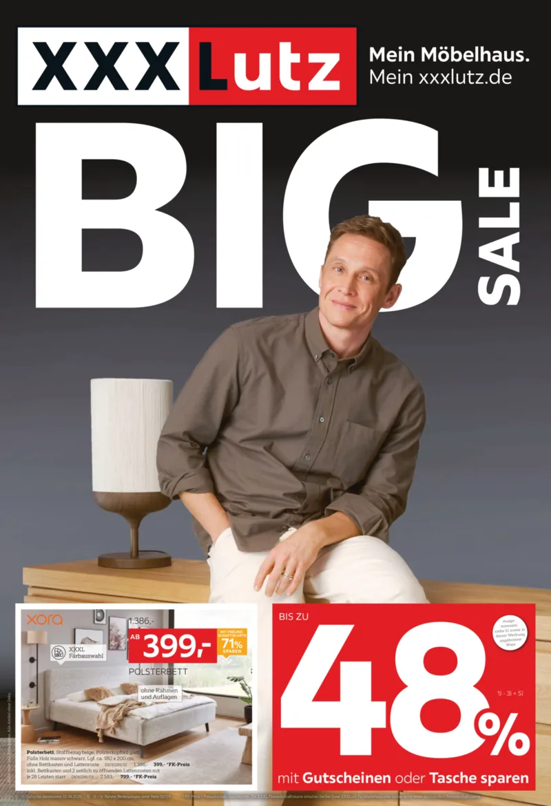 XXXLutz Prospekt vom 29.03.2026, Seite 1