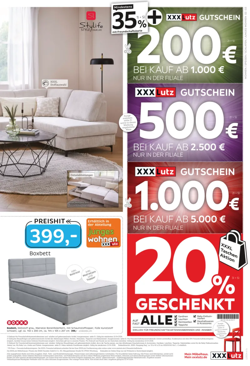 XXXLutz Prospekt vom 29.03.2026, Seite 3