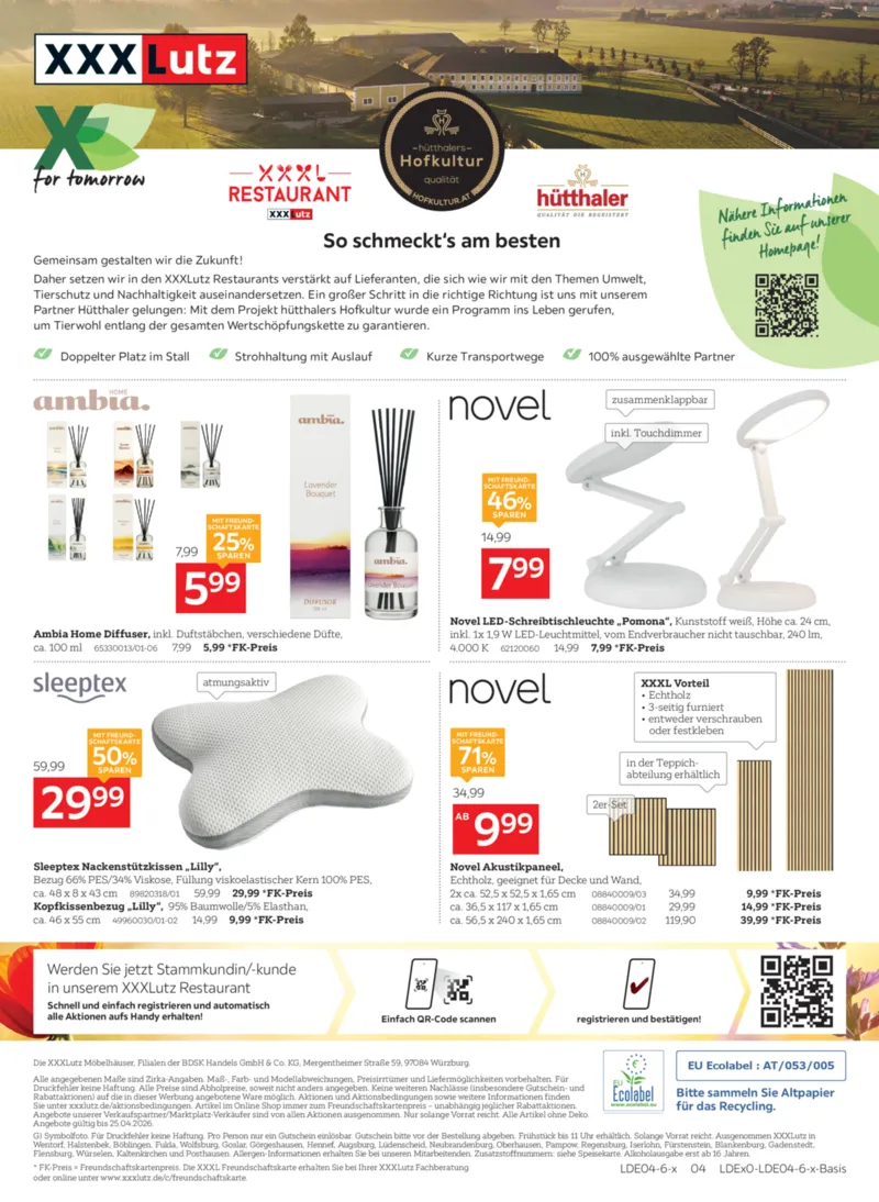 XXXLutz Prospekt vom 04.04.2026, Seite 16