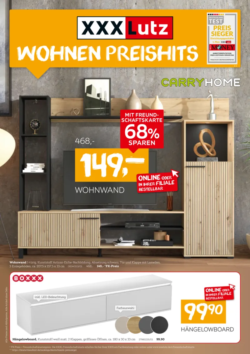 XXXLutz Prospekt vom 04.04.2026, Seite 1