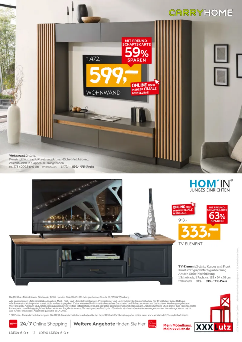 XXXLutz Prospekt vom 04.04.2026, Seite 12