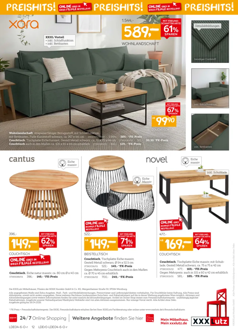 XXXLutz Prospekt vom 04.04.2026, Seite 12
