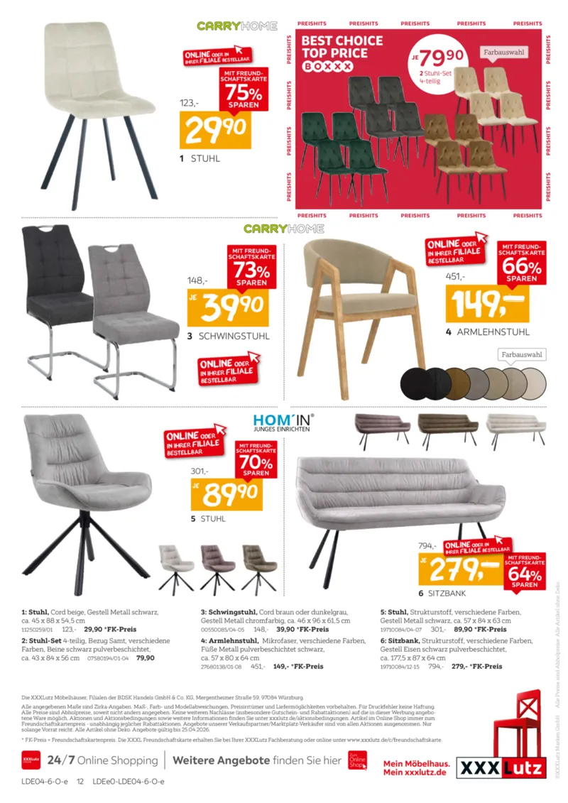 XXXLutz Prospekt vom 04.04.2026, Seite 12