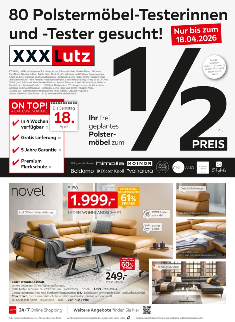 XXXLutz Prospekt vom 04.04.2026, Seite 4