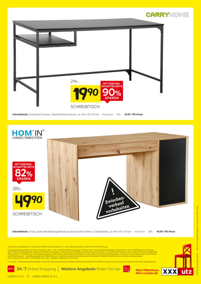XXXLutz Prospekt vom 18.04.2026, Seite 12