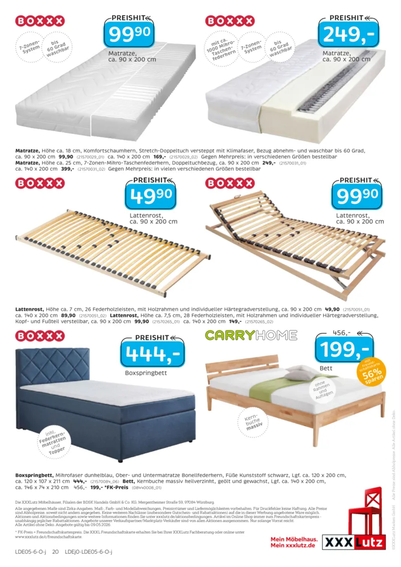 XXXLutz Prospekt vom 25.04.2026, Seite 20