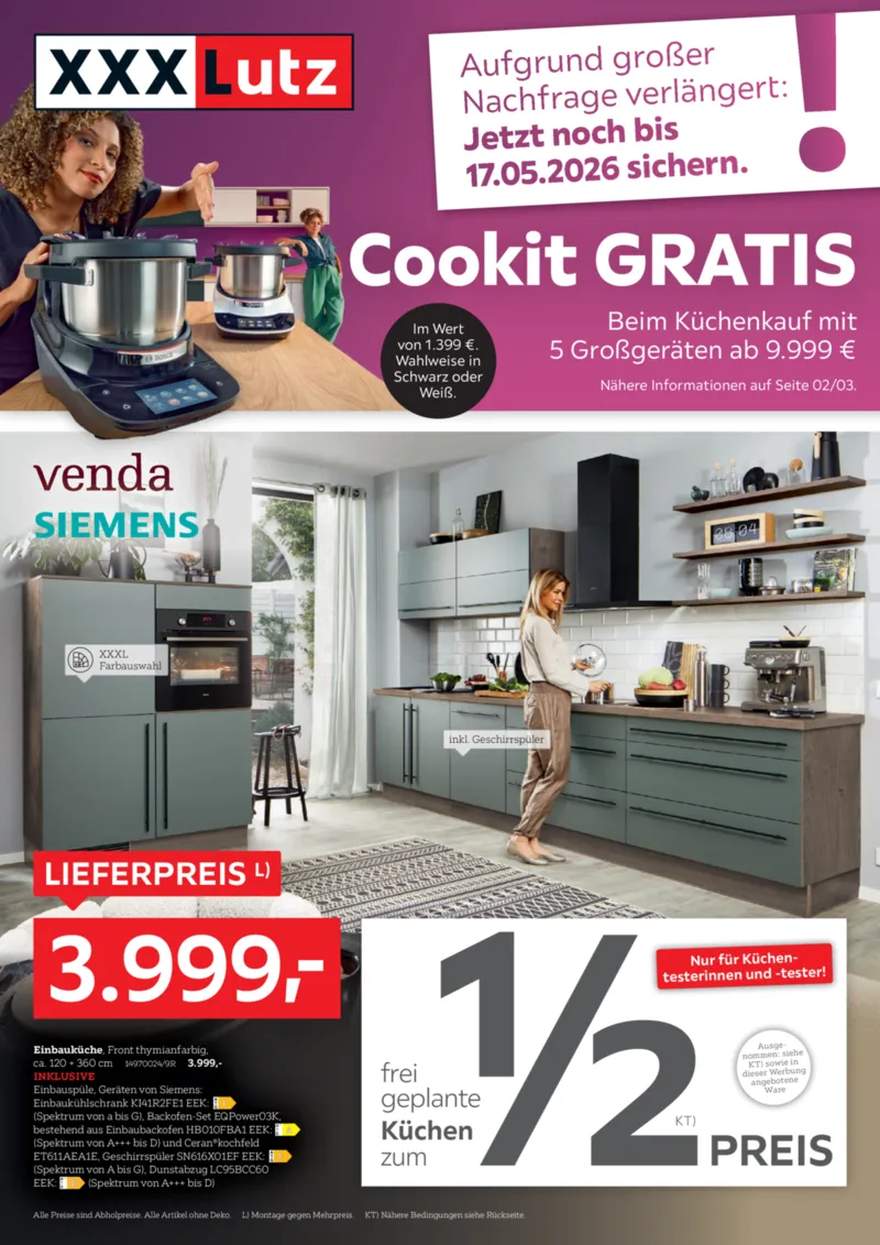 XXXLutz Prospekt vom 30.04.2026, Seite 1