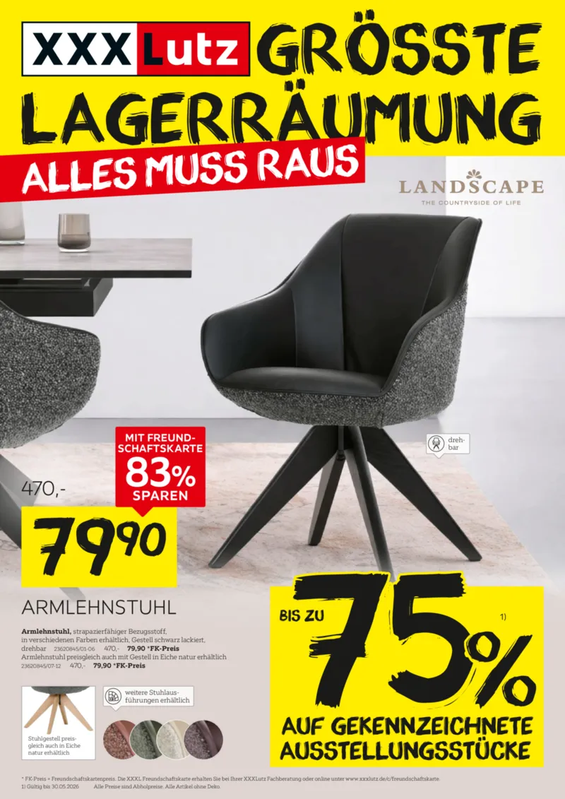 XXXLutz Prospekt vom 16.05.2026, Seite 1