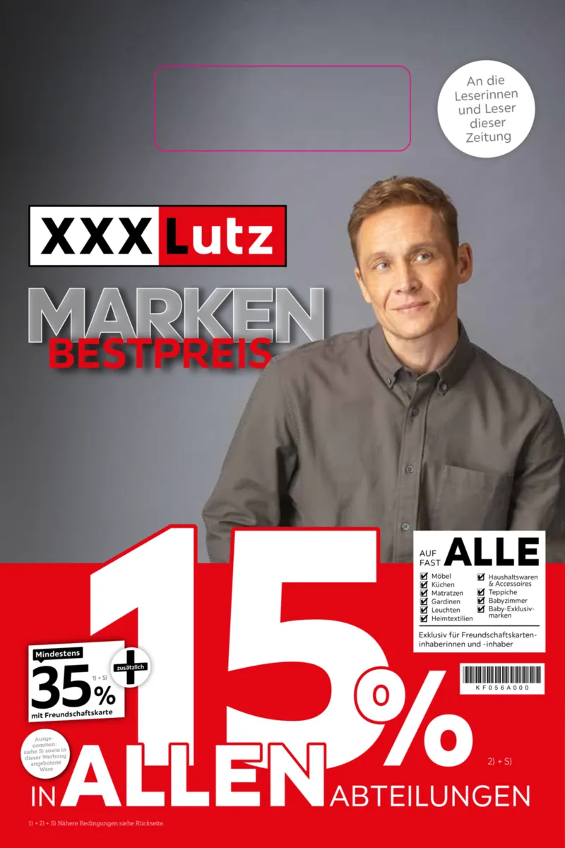 XXXLutz Prospekt vom 16.05.2026, Seite 1