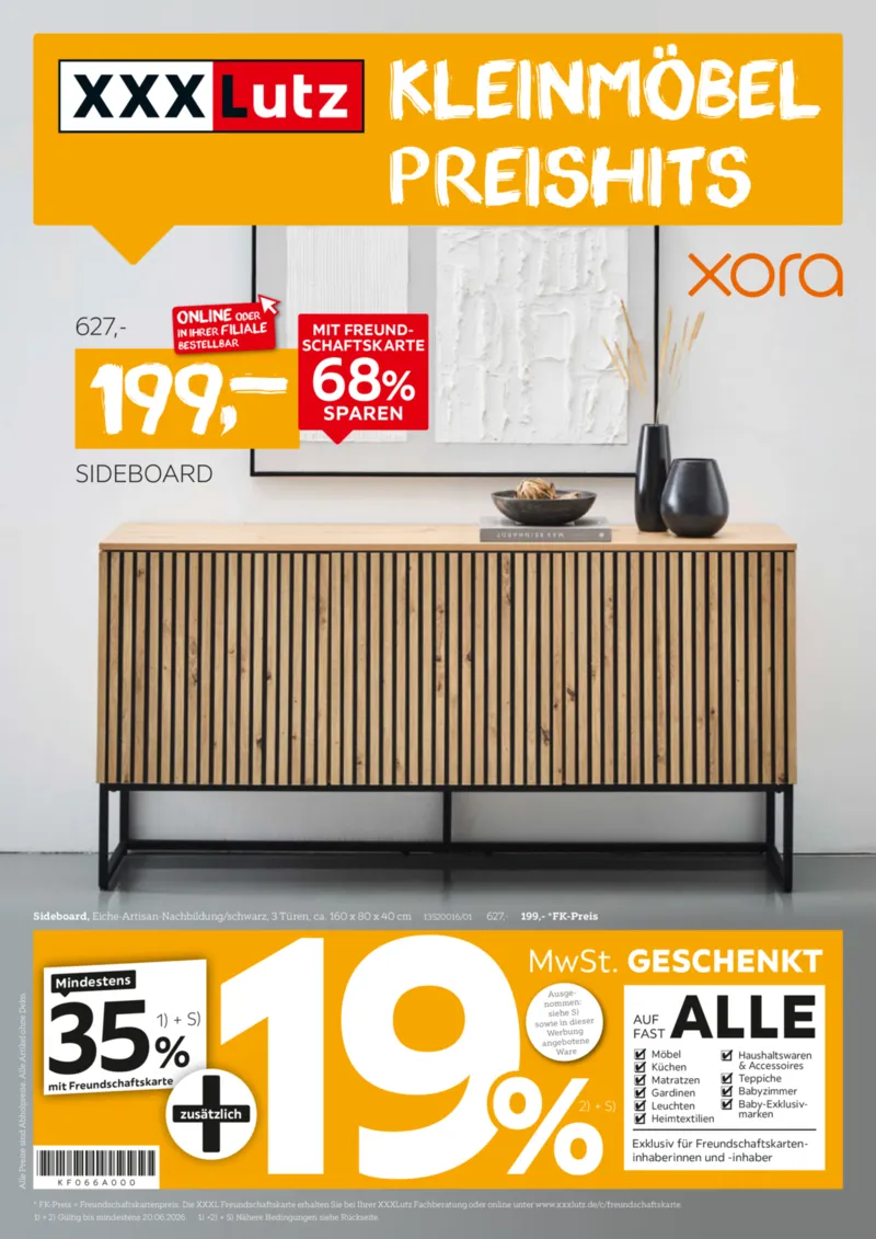 XXXLutz Prospekt vom 06.06.2026, Seite 1