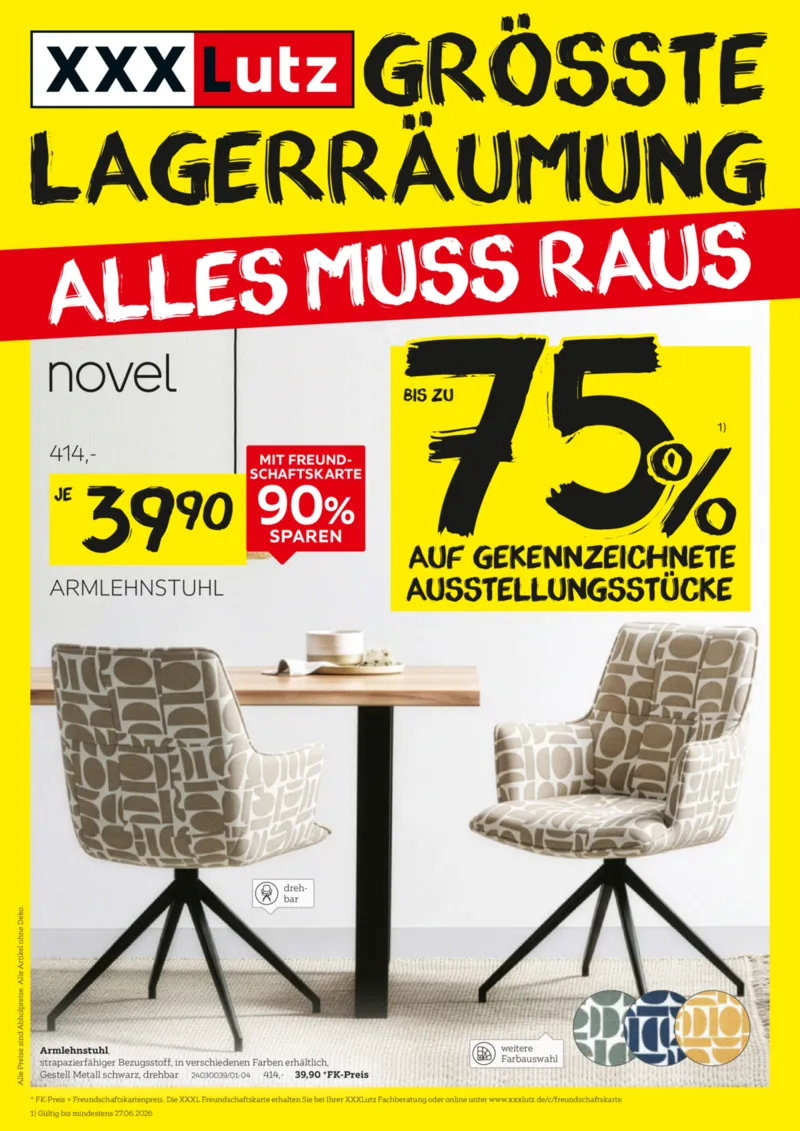 XXXLutz Prospekt vom 13.06.2026, Seite 1