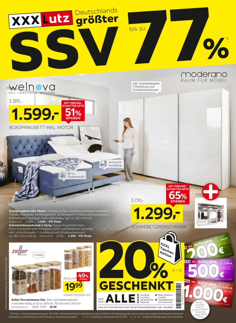 XXXLutz Prospekt vom 20.06.2026, Seite 1