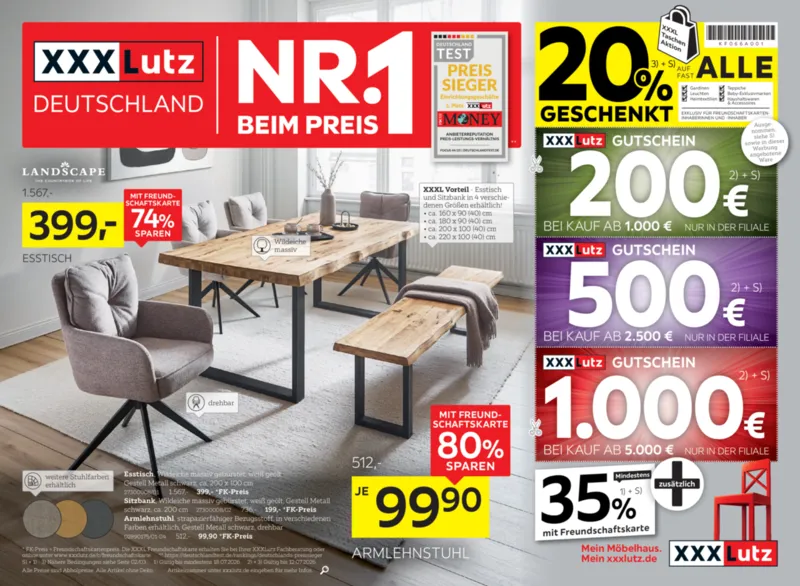 XXXLutz Prospekt vom 27.06.2026, Seite 1