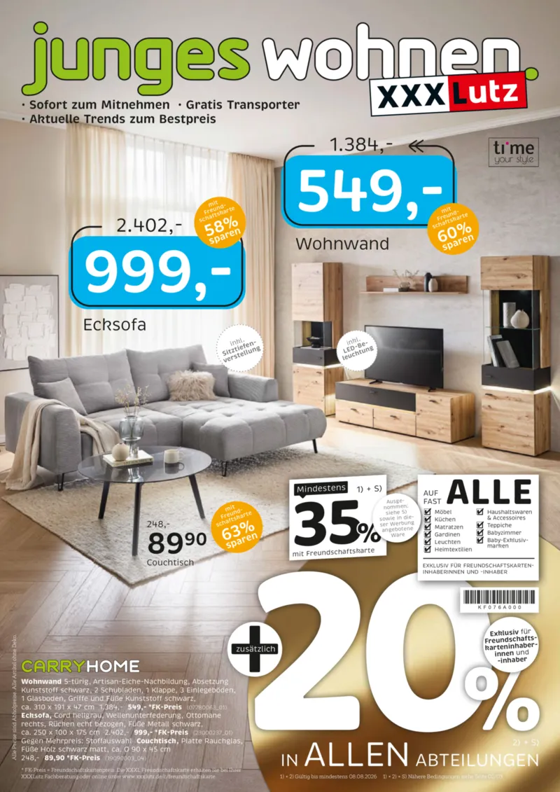 XXXLutz Prospekt vom 25.07.2026, Seite 1