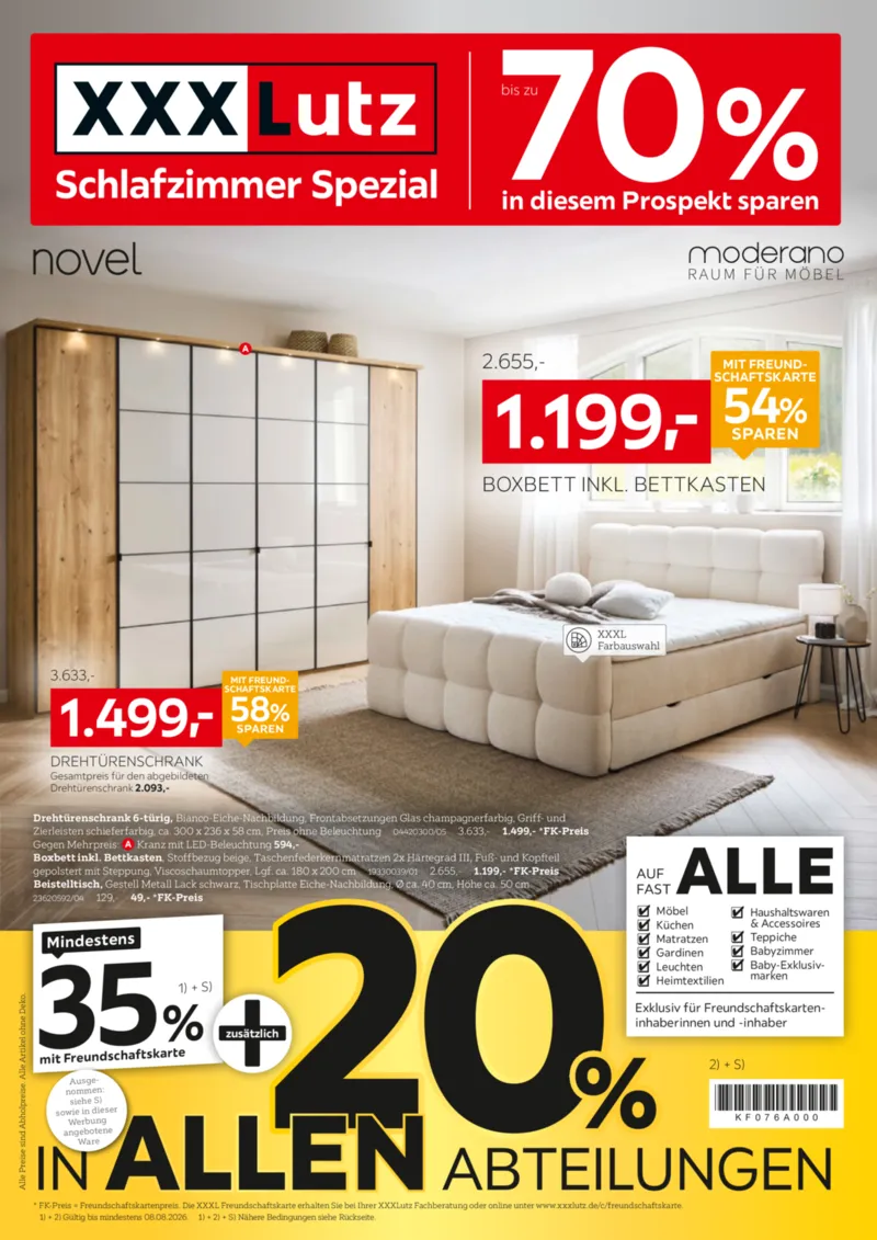 XXXLutz Prospekt vom 25.07.2026, Seite 1