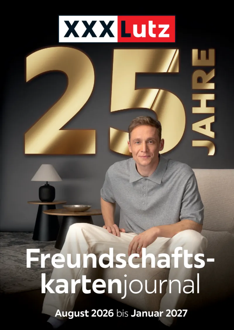 XXXLutz Prospekt vom 01.08.2026, Seite 1