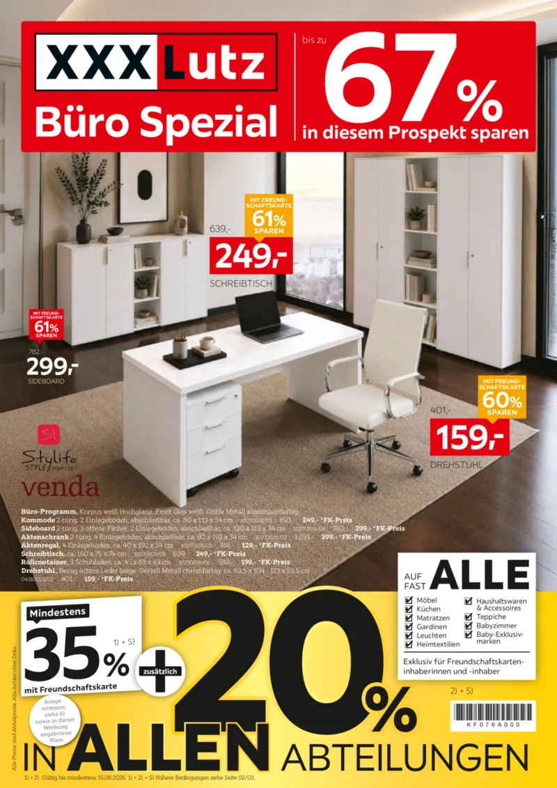XXXLutz Prospekt vom 01.08.2026, Seite 1