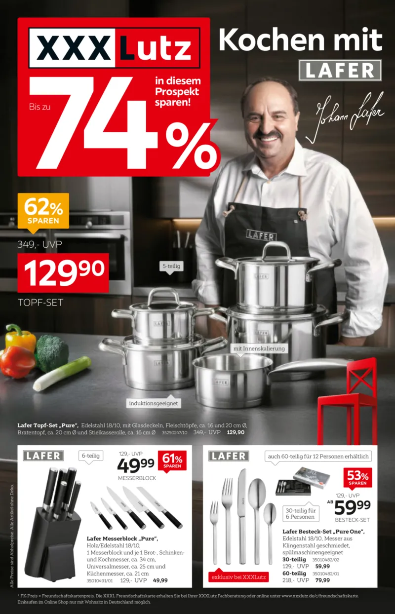 XXXLutz Prospekt vom 08.08.2026, Seite 1